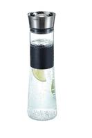 GEFU CASCADA, Dekantierer, 1 l, Transparent, Glas, Kunststoff, Edelstahl, Rund, 9 cm