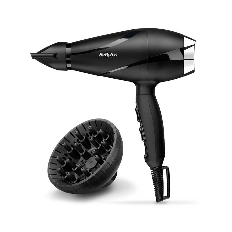 BaByliss PRO 2200, 1100 m/s, Schwarz, Einfarbig, Hängender Ring, 2,8 m, Italien