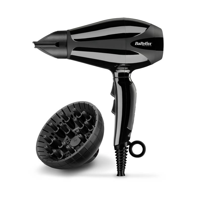 BaByliss Compact Pro 2400, AC, 34,4 m/s, Schwarz, Einfarbig, Hängender Ring, 2,8 m