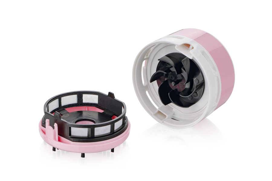 Peach PA105 - Trocken - Polsterung - Beutellos - Rose - Weiß - Akku - AA