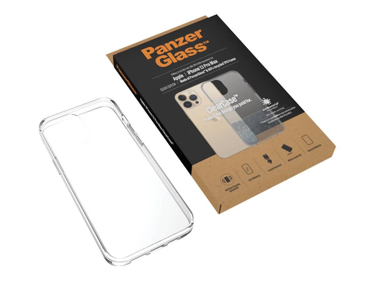 PanzerGlass ClearCase - Hintere Abdeckung für Mobiltelefon - Temperglas, Thermoplastisches Polyurethan (TPU)