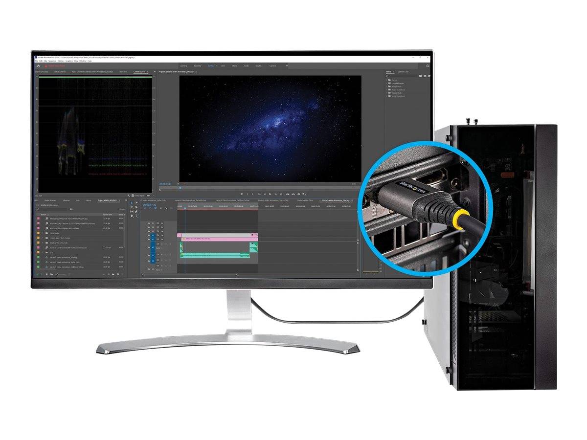 StarTech.com 16ft (5m) HDMI 2.1 Cable, Certified Ultra High Speed HDMI Cable 48Gbps, 8K 60Hz/4K 120Hz HDR10+ eARC, Ultra HD 8K HDMI Cable/Cord