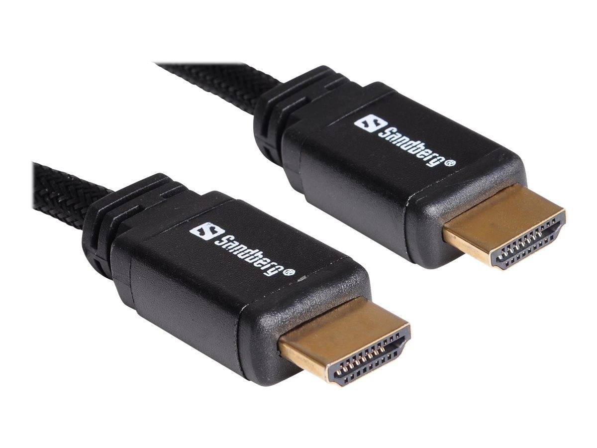 Sandberg - HDMI-Kabel - HDMI männlich zu HDMI männlich