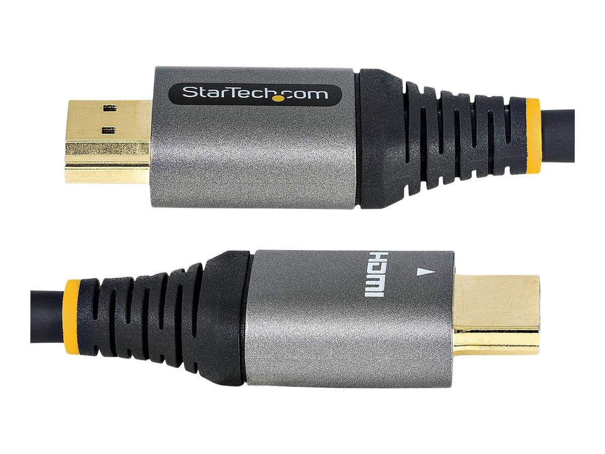 StarTech.com 2m Premium zertifiziertes HDMI 2.0 Kabel - High Speed Ultra HD 4K 60Hz HDMI Kabel mit Ethernet - HDR10, ARC