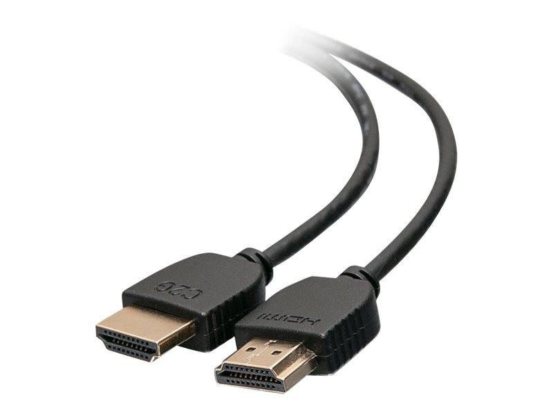 C2G 2ft 4K HDMI Cable - Ultra Flexible Cable with Low Profile Connectors - HDMI-Kabel - HDMI (M)