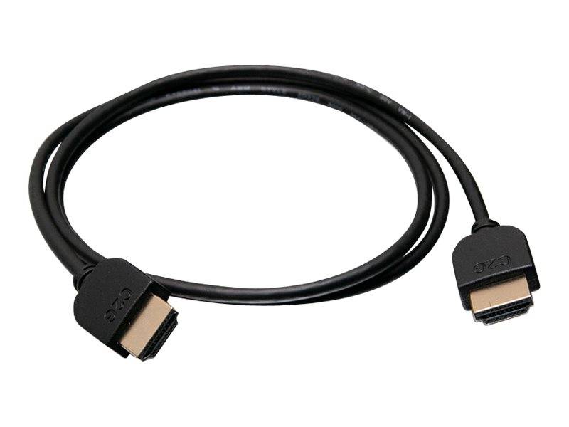 C2G 2ft 4K HDMI Cable - Ultra Flexible Cable with Low Profile Connectors - HDMI-Kabel - HDMI (M)