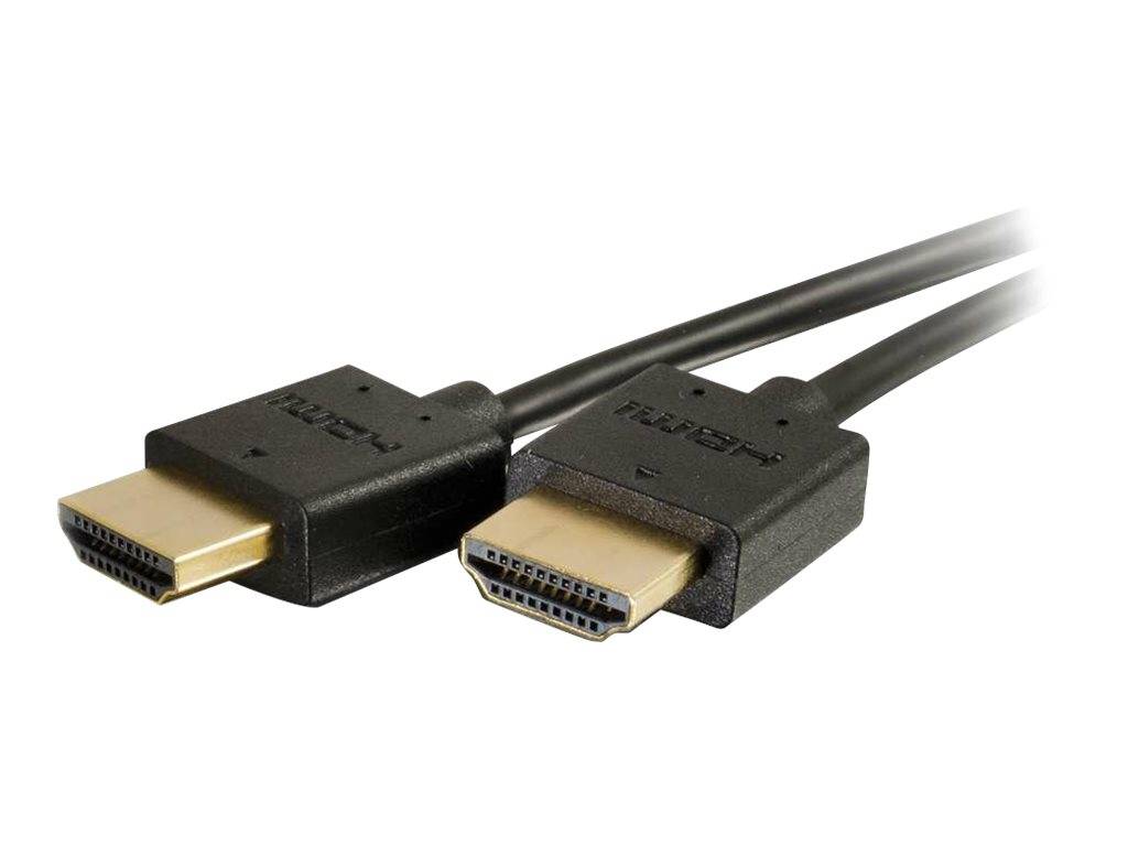 C2G 2ft 4K HDMI Cable - Ultra Flexible Cable with Low Profile Connectors - HDMI-Kabel - HDMI (M)