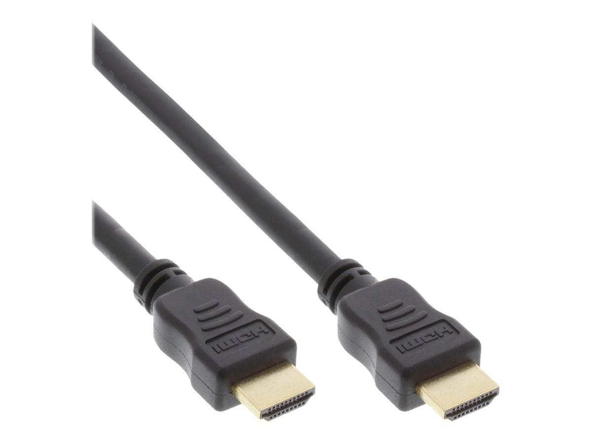INLINE - HiD HDMI Kabel - HDMI-HS mit Eth, - Premium - 4K2K - ST / ST - gold - 5m
