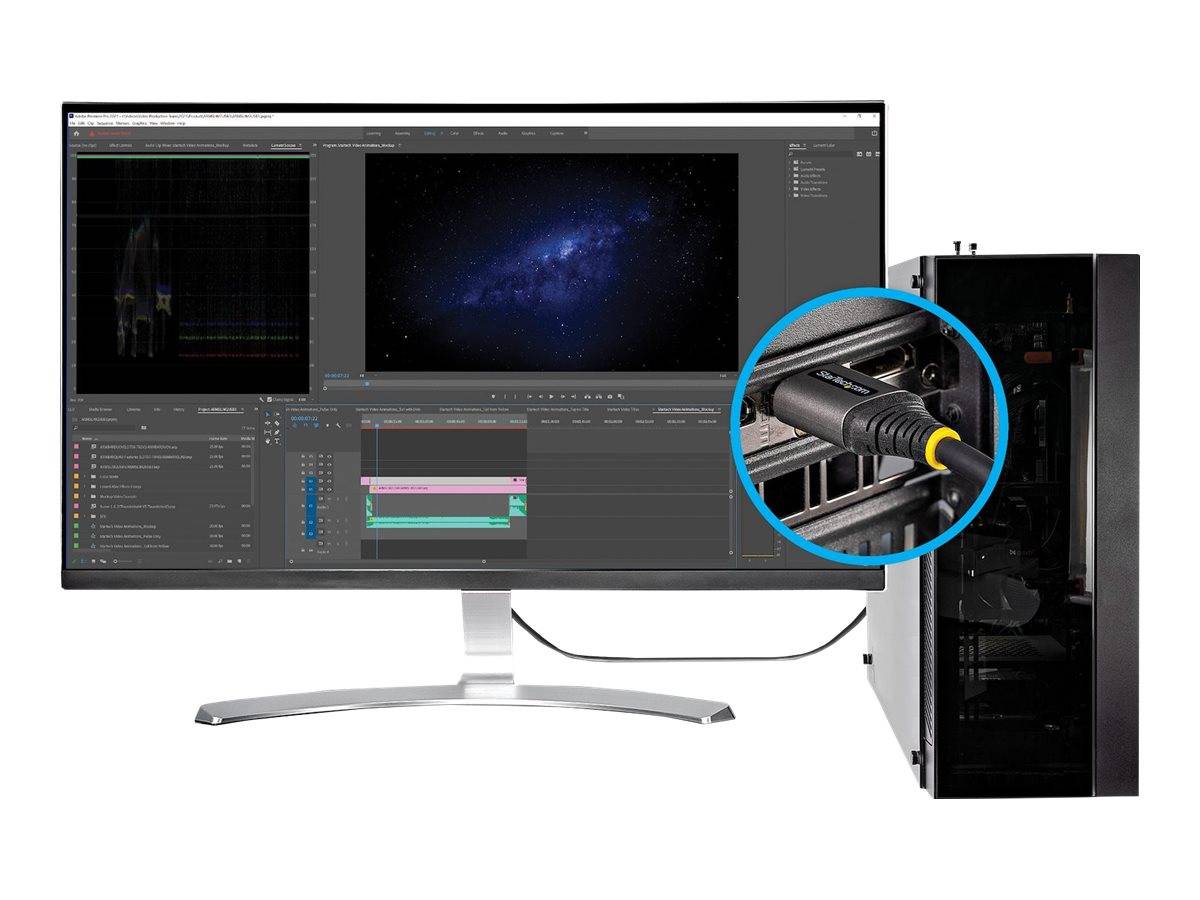 StarTech.com 10ft (3m) HDMI 2.1 Cable, Certified Ultra High Speed HDMI Cable 48Gbps, 8K 60Hz/4K 120Hz HDR10+ eARC, Ultra HD 8K HDMI Cable/Cord