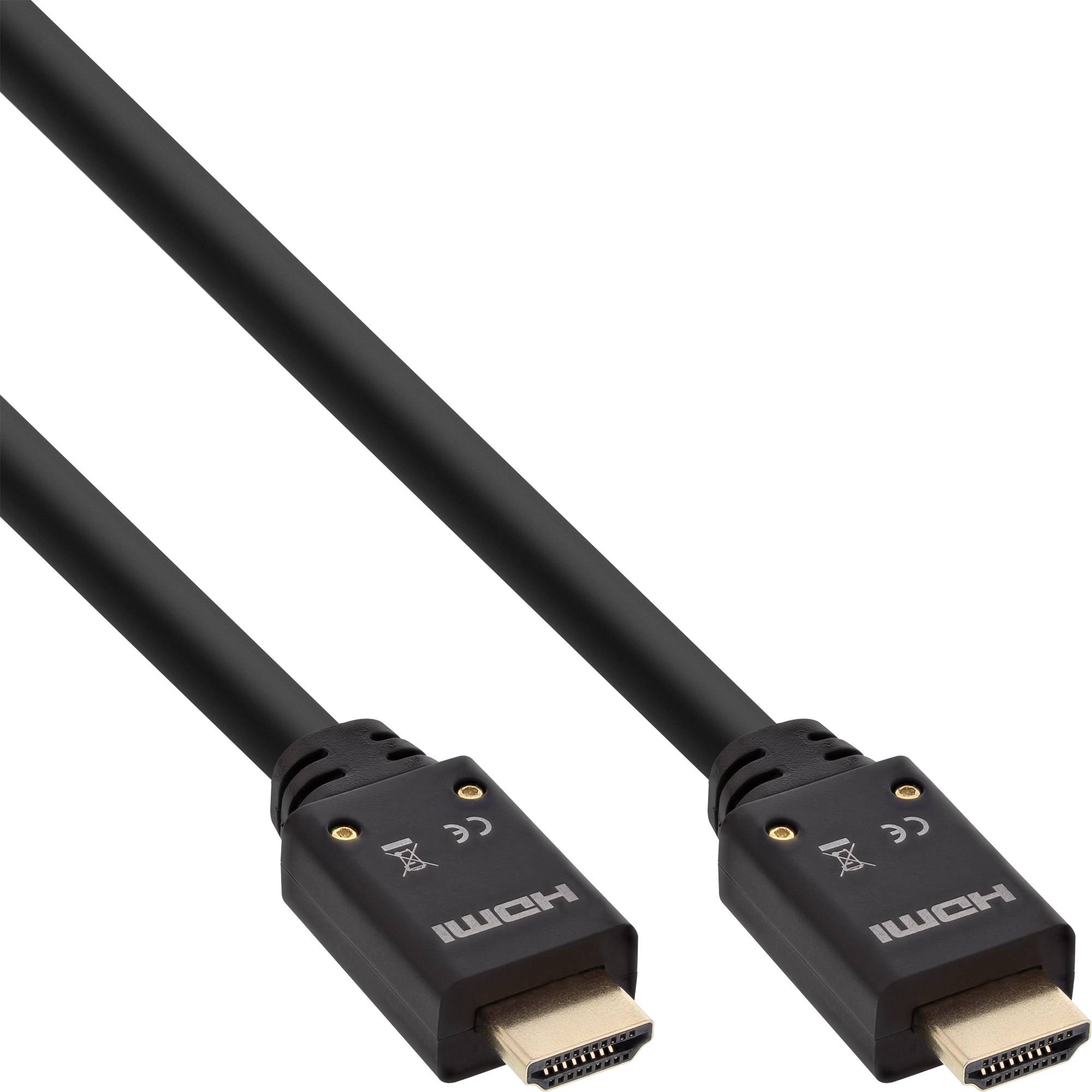 INLINE - HDMI Aktiv-Kabel - HDMI-High Speed mit Ethernet - 4K2K - ST/ST - 25m