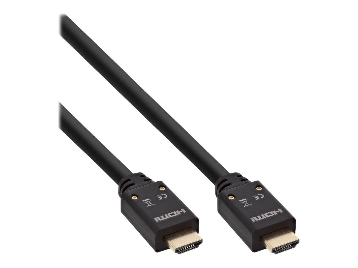 INLINE - HDMI Aktiv-Kabel - HDMI-High Speed mit Ethernet - 4K2K - ST/ST - 25m