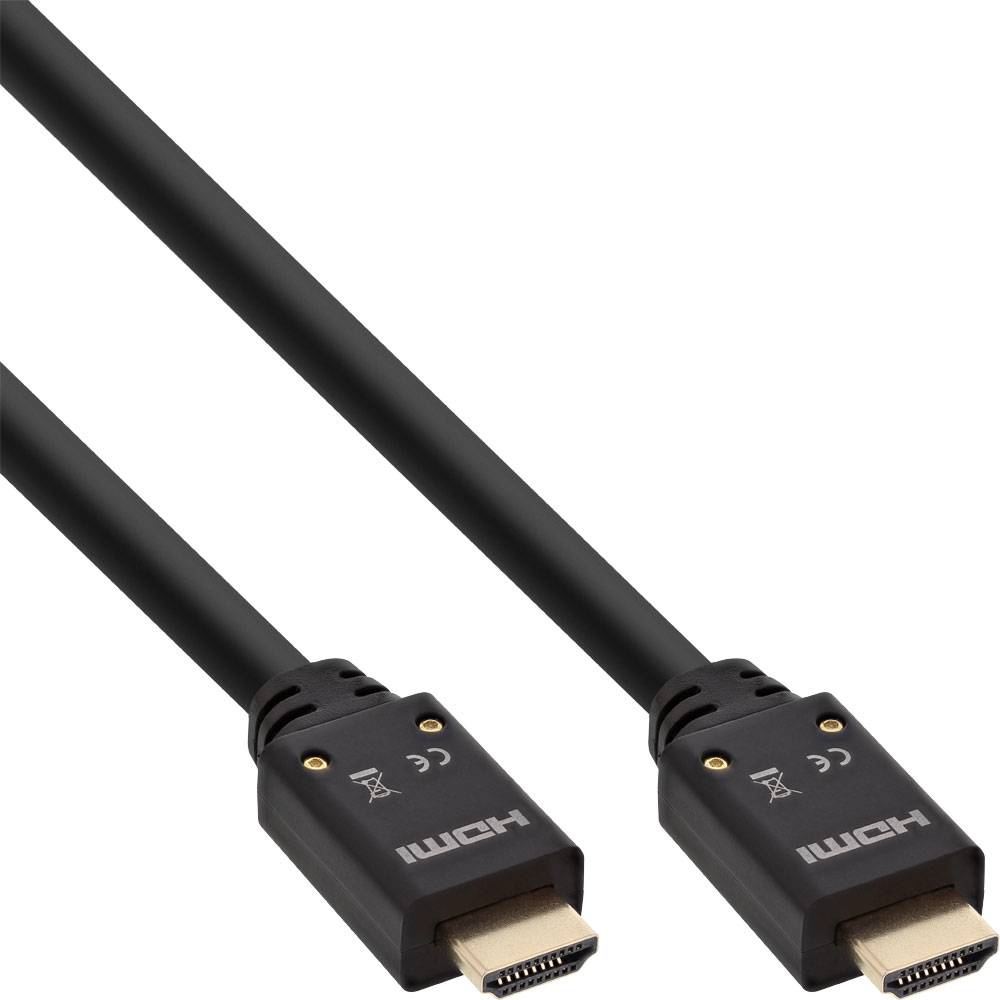 InLine High Speed - HDMI mit Ethernetkabel - HDMI Stecker bis HDMI Stecker