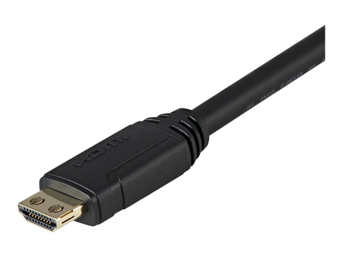 StarTech.com 3m HDMI 2.0 Kabel mit Riegel - 4K 60Hz Premium zertifiziertes High Speed HDMI Kabel mit Ethernet - HDR10, 1