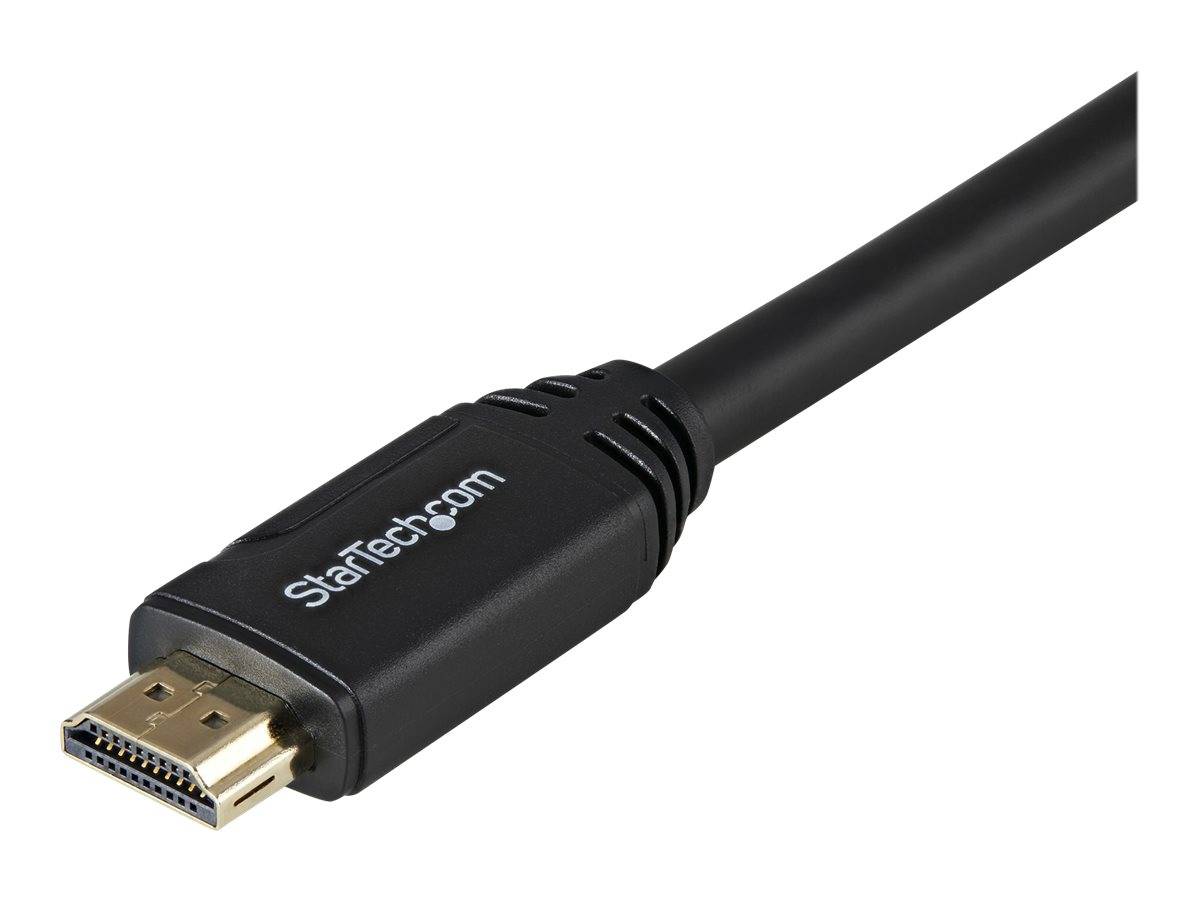 StarTech.com 3m HDMI 2.0 Kabel mit Riegel - 4K 60Hz Premium zertifiziertes High Speed HDMI Kabel mit Ethernet - HDR10, 1