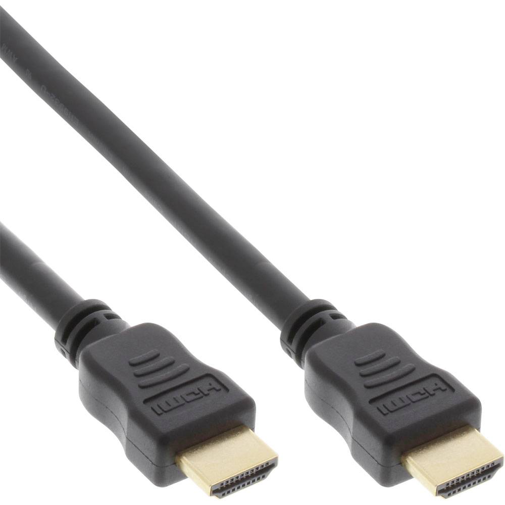 INLINE - HiD HDMI Kabel - HDMI-HS mit Eth, - Premium - 4K2K - ST / ST - gold - 7,5m