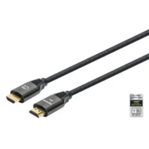 Manhattan HDMI Cable with Ethernet, 8K@60Hz (Ultra High Speed) Manhattan HDMI Cable with Ethernet, 8K@60Hz (Ultra High Speed)