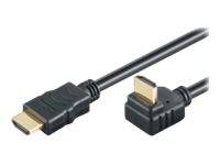 M-CAB High Speed - HDMI mit Ethernetkabel - HDMI männlich bis HDMI männlich gewinkelt