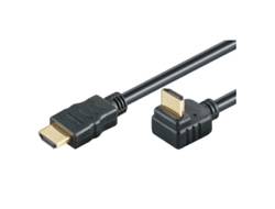 M-CAB High Speed - HDMI mit Ethernetkabel - HDMI männlich bis HDMI männlich gewinkelt