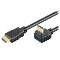 M-CAB High Speed - HDMI mit Ethernetkabel - HDMI männlich bis HDMI männlich gewinkelt