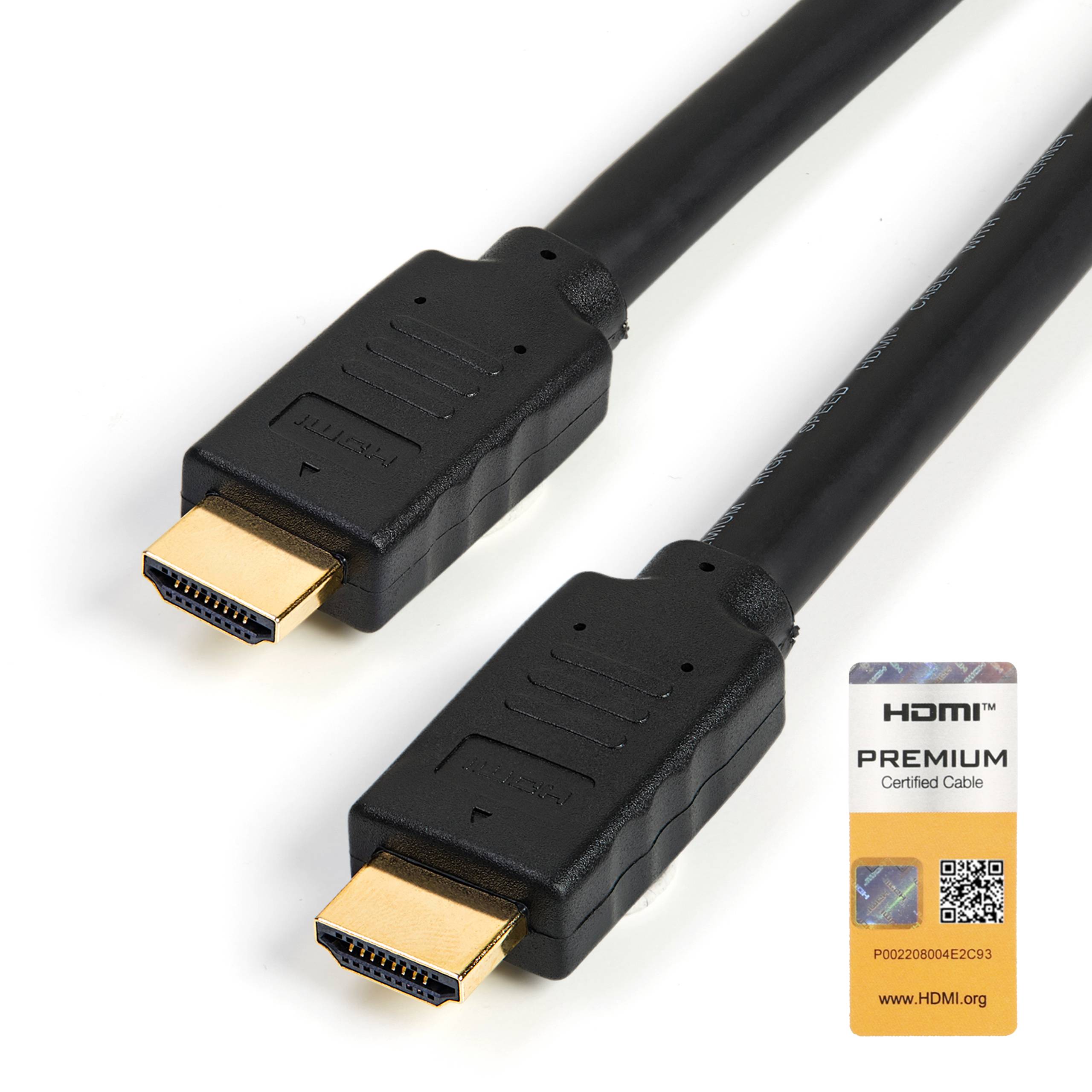 StarTech.com 4K HDMI Kabel - 7m - Premuim High Speed HDMI Kabel 60Hz - HDMI 2.0 - HDR - 3D - 1080p- Stecker/Stecker - 4K Wiedergabe - HDMI mit