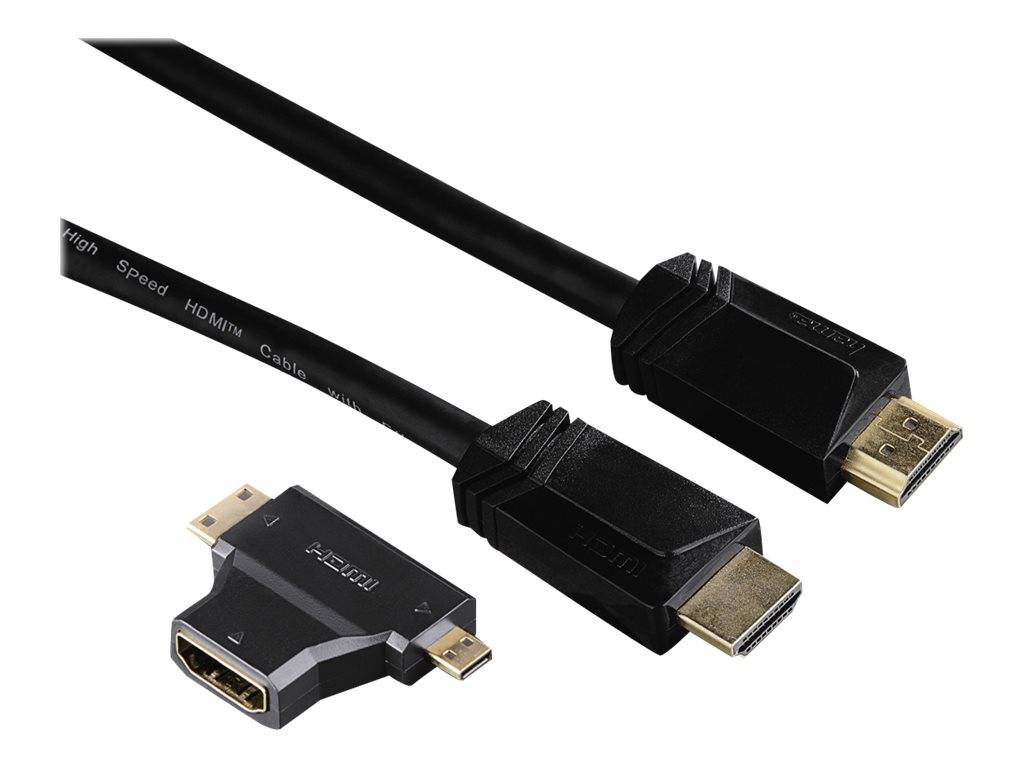 Hama High Speed HDMI with Ethernet - Highspeed Video-/Audio-/Netzwerkkabelsatz