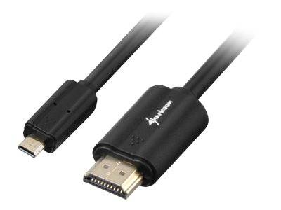 Sharkoon - HDMI mit Ethernetkabel - mikro HDMI (M)