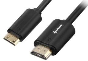 Sharkoon - HDMI mit Ethernetkabel - mini HDMI (M)