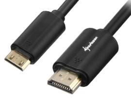 Sharkoon - HDMI mit Ethernetkabel - mini HDMI (M)