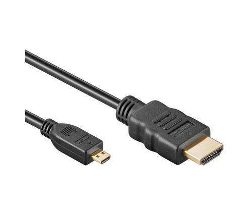 PureLink X-HC055-015E, 1,5 m, HDMI Typ A (Standard), HDMI Typ D (Mikrofon), Schwarz