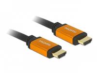Delock - High Speed - HDMI-Kabel - HDMI männlich bis HDMI männlich - 3 m - Dreifachisolierung - Schwarz, Gold - Dolby DTS-HD Master Audio-Unterstüt