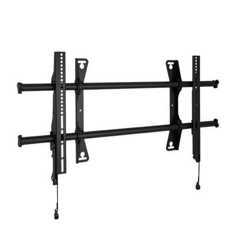 Chief Fusion Large Fixed Display Wall Mount - For Displays 42-86"" - Black - Befestigungskit (2 Verbindungsklammern, fest