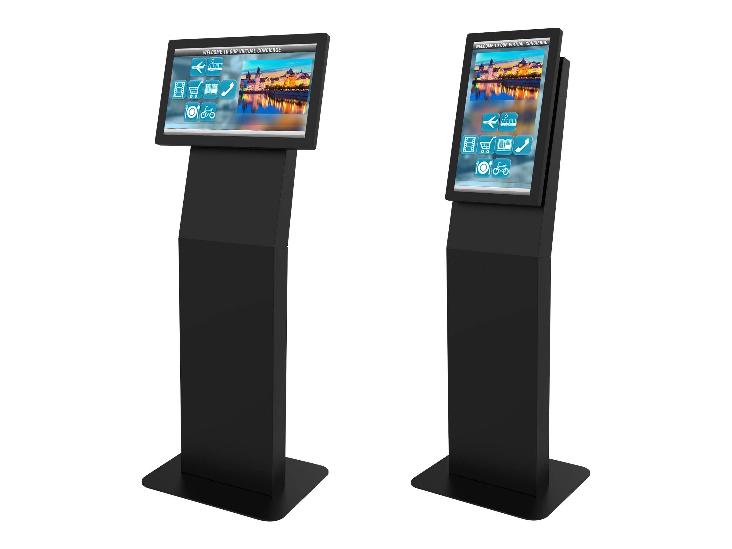 Peerless-AV KIP522-EUK - Aufstellung - für LCD-Display - Glanzschwarz - Bildschirmgröße: 38.1-81.3 cm (15"-32")