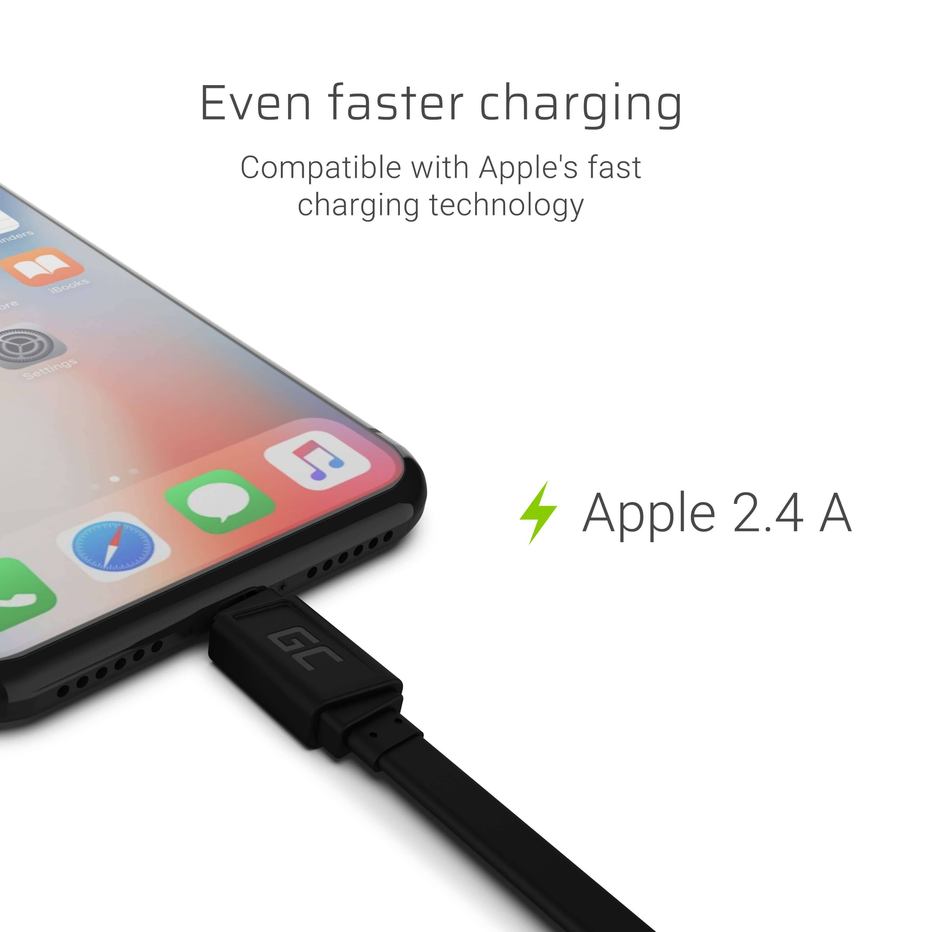Green Cell GCmatte - Lightning-Kabel - USB männlich zu Lightning männlich