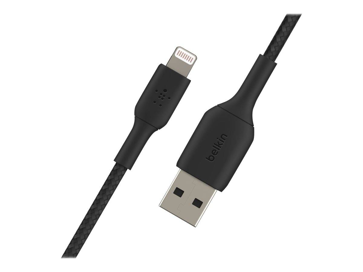 Belkin BOOST CHARGE - Lightning-Kabel - Lightning männlich bis USB männlich - 2 m - Schwarz - für Apple iPad/iPhone/iPod (Lightning)