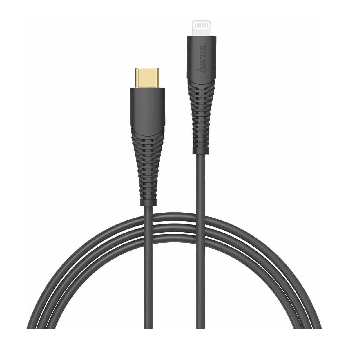 Hama 183308 Lade-/Datenkabel, USB-C auf iPhone Datenkabel