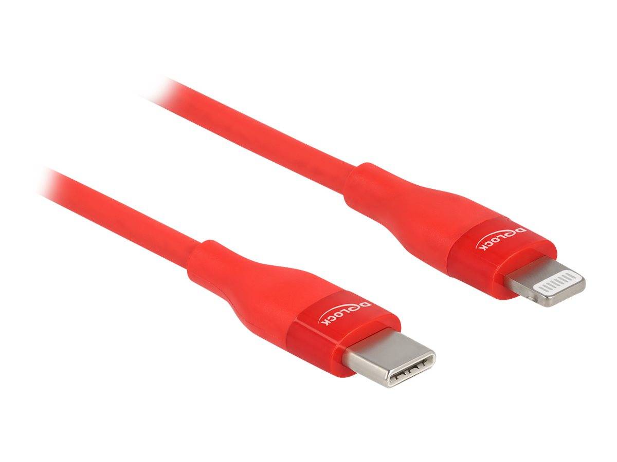 Delock Lightning-Kabel - 24 pin USB-C männlich zu Lightning männlich - 50 cm - R