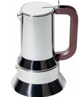 Alessi 9090/3, Mokka-Kanne, Edelstahl, Edelstahl, 3 Tassen, 110 mm, 175 mm