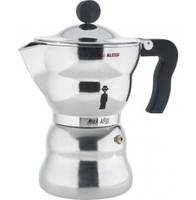 Alessi Moka, Mokka-Kanne, Aluminium, Aluminium, 104 mm, 206 mm