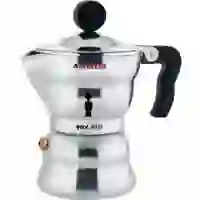 Alessi Moka, Mokka-Kanne, Aluminium, Aluminium, 70 mm, 138 mm Alessi Moka, Mokka-Kanne, Aluminium, Aluminium, 70 mm, 138 mm