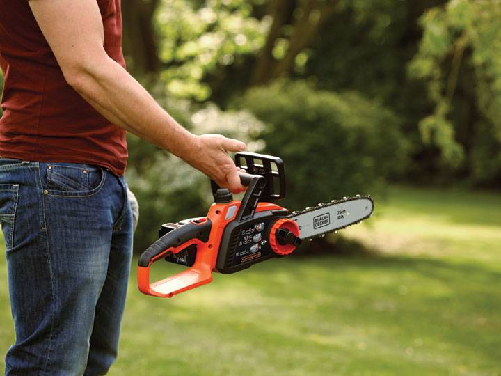 Black & Decker GKC1825L20, 25 cm, 3,5 m/s, Schwarz, Orange, Akku, 2 Ah, 3,1 kg