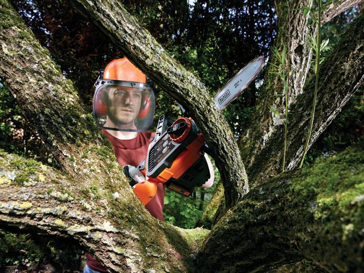 Black & Decker GKC1825L20, 25 cm, 3,5 m/s, Schwarz, Orange, Batterie/Akku, 2 Ah, 3,1 kg