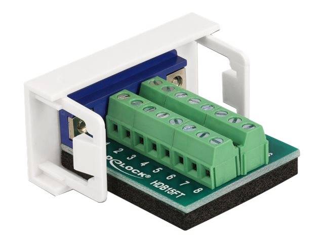 Delock Easy 45 - Modulares Faceplate-Snap-In