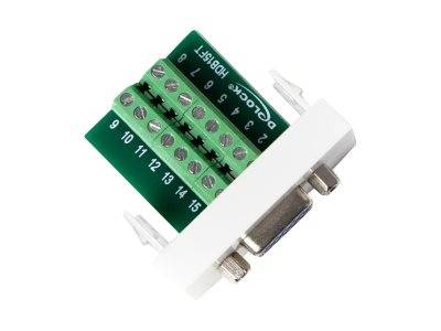 Delock Easy 45 - Modulares Faceplate-Snap-In