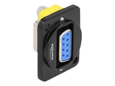 Delock D-Type Module - Modulares Faceplate-Snap-In - an Schalttafel montierbar -