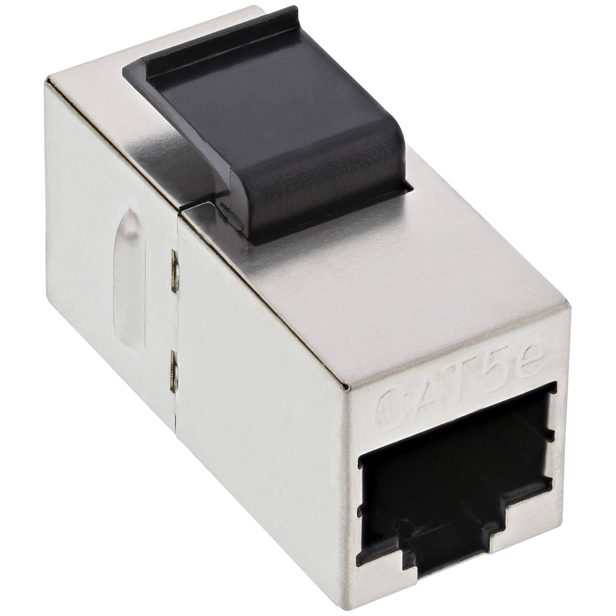 INLINE - Keystone RJ45 Buchse / Buchse Einsatz - SNAP-In - Cat.5e