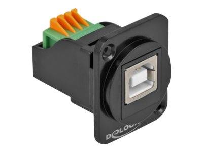 Delock D-Type Module - Modulares Faceplate-Snap-In
