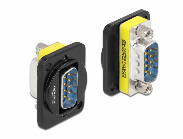 Delock D-Type Module - Modulares Faceplate-Snap-In - an Schalttafel montierbar -