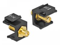Delock Keystone Module SMA female > SMA female - Modularer Einschub (Kopplung)