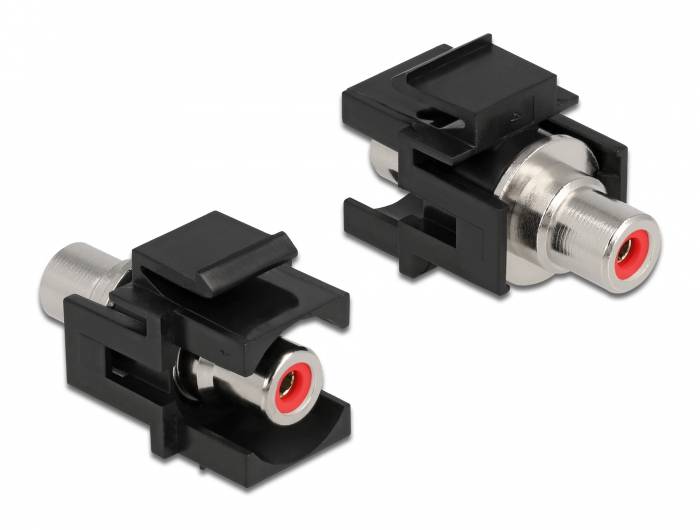 Delock Keystone Module RCA female > RCA female - Modularer Einschub (Kopplung)