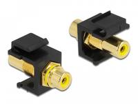 Delock Keystone Module RCA female > RCA female - Modularer Einschub (Kopplung)